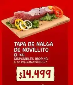 Tapa de nalga de novillito