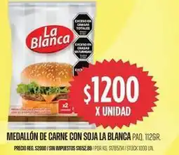 Supermercados Vea La blanca - medallón de carne oferta