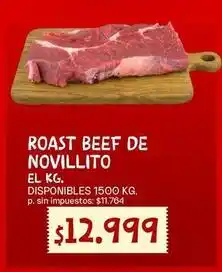 Roast beef de novillito