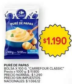 Carrefour - pure de papas
