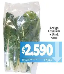 La Anonima X$ - acelga envasada oferta