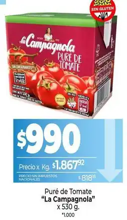 La Anonima La campagnola - puré de tomate oferta