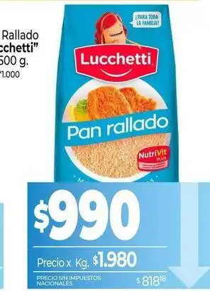Lucchetti - pan rallado
