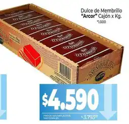La Anonima Arcor - dulce de membrillo cajón oferta