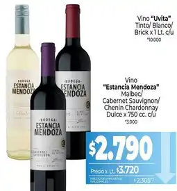 La Anonima Estancia mendoza - vino malbec/cabernet sauvignon/chenin chardonnay oferta