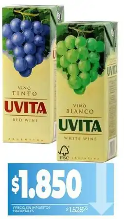 La Anonima Uvita - vino tinto / vino blanco oferta