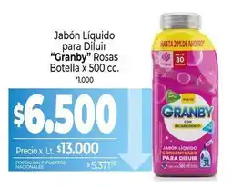 La Anonima Granby - jabón líquido para diluir oferta