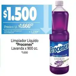 La Anonima Procenex - limpiador líquido lavanda oferta