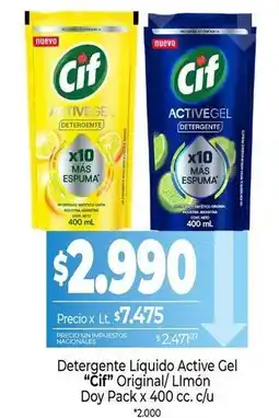 La Anonima Cif - detergente líquido active gel oferta