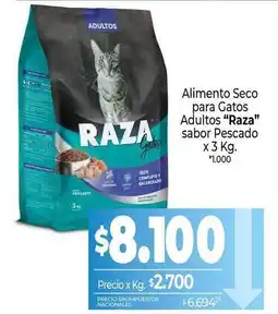 La Anonima Raza - alimento seco para gatos adultos sabor pescado oferta
