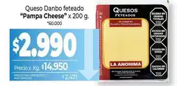 La Anonima Pampa - queso danbo fetedado oferta