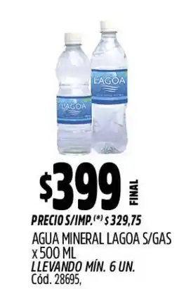 Supermercados Yaguar Lagoa agua mineral s/gas oferta