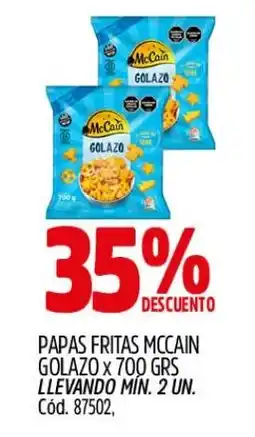 Supermercados Yaguar Mccain golazo papas fritas oferta