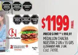 Supermercados Yaguar Chacra nuestra medallon oferta