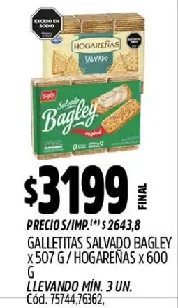 Supermercados Yaguar Salvado bagley galletitas oferta
