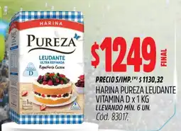 Supermercados Yaguar Pureza harina leudante vitamina D oferta