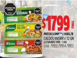 Supermercados Yaguar Knorr caldos oferta