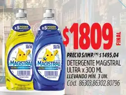 Supermercados Yaguar Magistral detergente ultra oferta