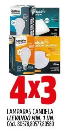 Supermercados Yaguar Lamparas candela oferta