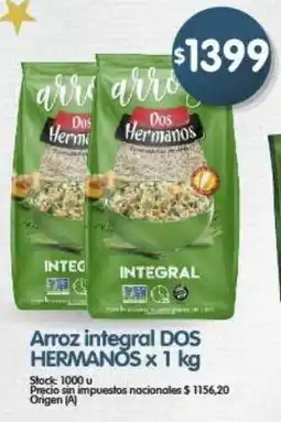 Supermercados Buenos Días Dos hermanos arroz integral oferta