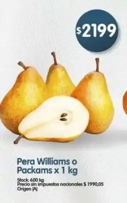 Supermercados Buenos Días Pera williams o packams oferta