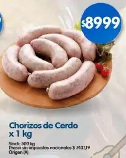 Supermercados Buenos Días Chorizos de cerdo oferta