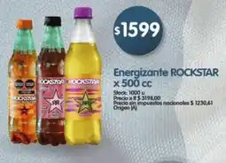 Supermercados Buenos Días Rockstar energizante oferta
