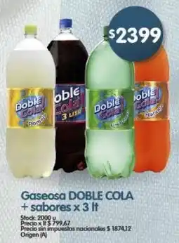 Supermercados Buenos Días Doble cola gaseosa + sabores oferta