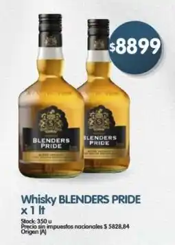 Supermercados Buenos Días Blenders pride whisky oferta