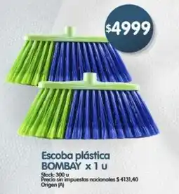 Supermercados Buenos Días Bombay escoba plástica oferta