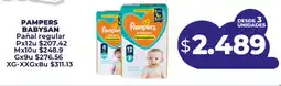 Supermayorista Vital Pampers babysan pañal regular oferta