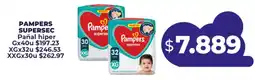 Supermayorista Vital Pampers supersec pañal hiper oferta