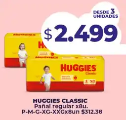 Supermayorista Vital Huggies classic pañal regular oferta