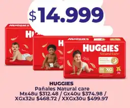 Supermayorista Vital Huggies pañales natural care oferta
