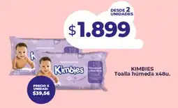 Supermayorista Vital Kimbies toalla húmeda oferta