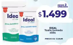 Supermayorista Vital Ideal toalla humeda oferta