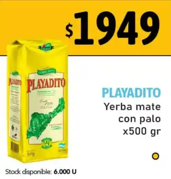 Nini Mayorista Playadito yerba mate con palo oferta
