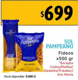 Nini Mayorista Sol pampeano fideos oferta