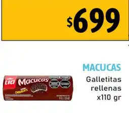 Nini Mayorista Macucas galletitas rellenas oferta