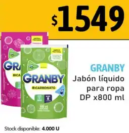 Nini Mayorista Granby jabón líquido para ropa dp oferta