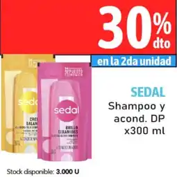 Nini Mayorista Sedal shampoo y acond. dp oferta