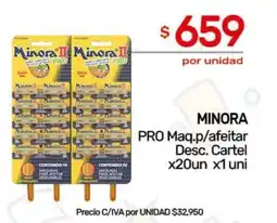 Nini Mayorista Minora pro maq.p/afeitar desc. cartel oferta