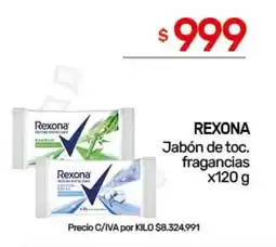Nini Mayorista Rexona jabón de toc. fragancias oferta