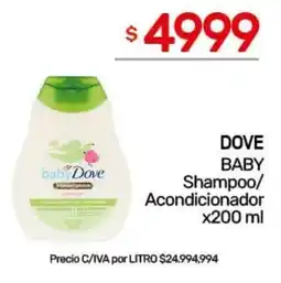 Nini Mayorista Dove baby shampoo/ acondicionador oferta