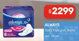 Nini Mayorista Always toalla triple prot. noche sve. oferta