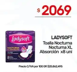 Nini Mayorista Ladysoft toalla nocturna nocturna xl absorción oferta