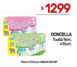 Nini Mayorista Doncella toalla fem. oferta