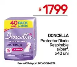 Nini Mayorista Doncella protector diario respirable s/perf. oferta