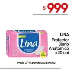 Nini Mayorista Lina protector diario anatómico oferta