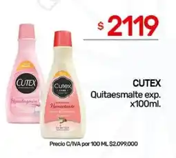 Nini Mayorista Cutex quitaesmalte exp. oferta